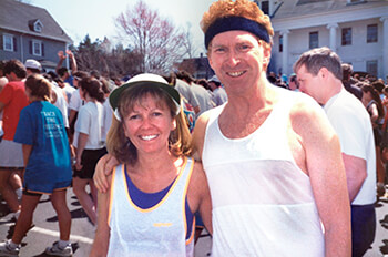 In April 1993, Susan and her husband Terry Ragon, ran their first Boston Marathon as bandits — without credentials.