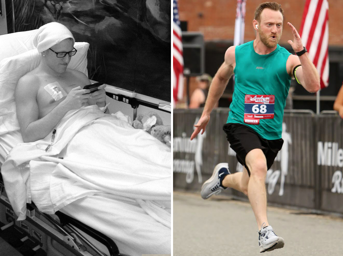 CJay DiPrima has come a long way. Ten years ago he was hooked up to an IV at MGfC, receiving chemotherapy for grey zone lymphoma. Today he is training to run his first Boston Marathon to support the hospital he credits with saving his life.