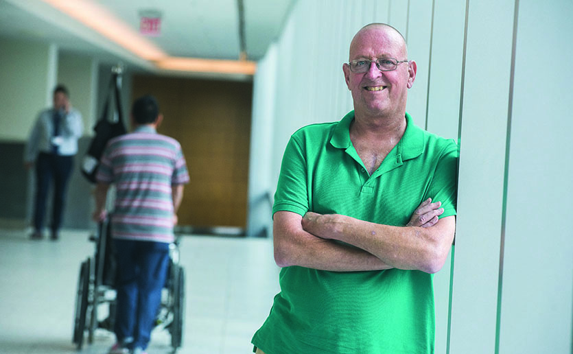 Dennis Kaminski, heart transplant patient