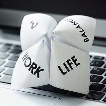Work Life balance origami